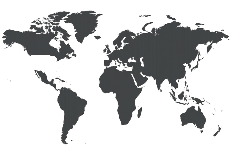 world map
